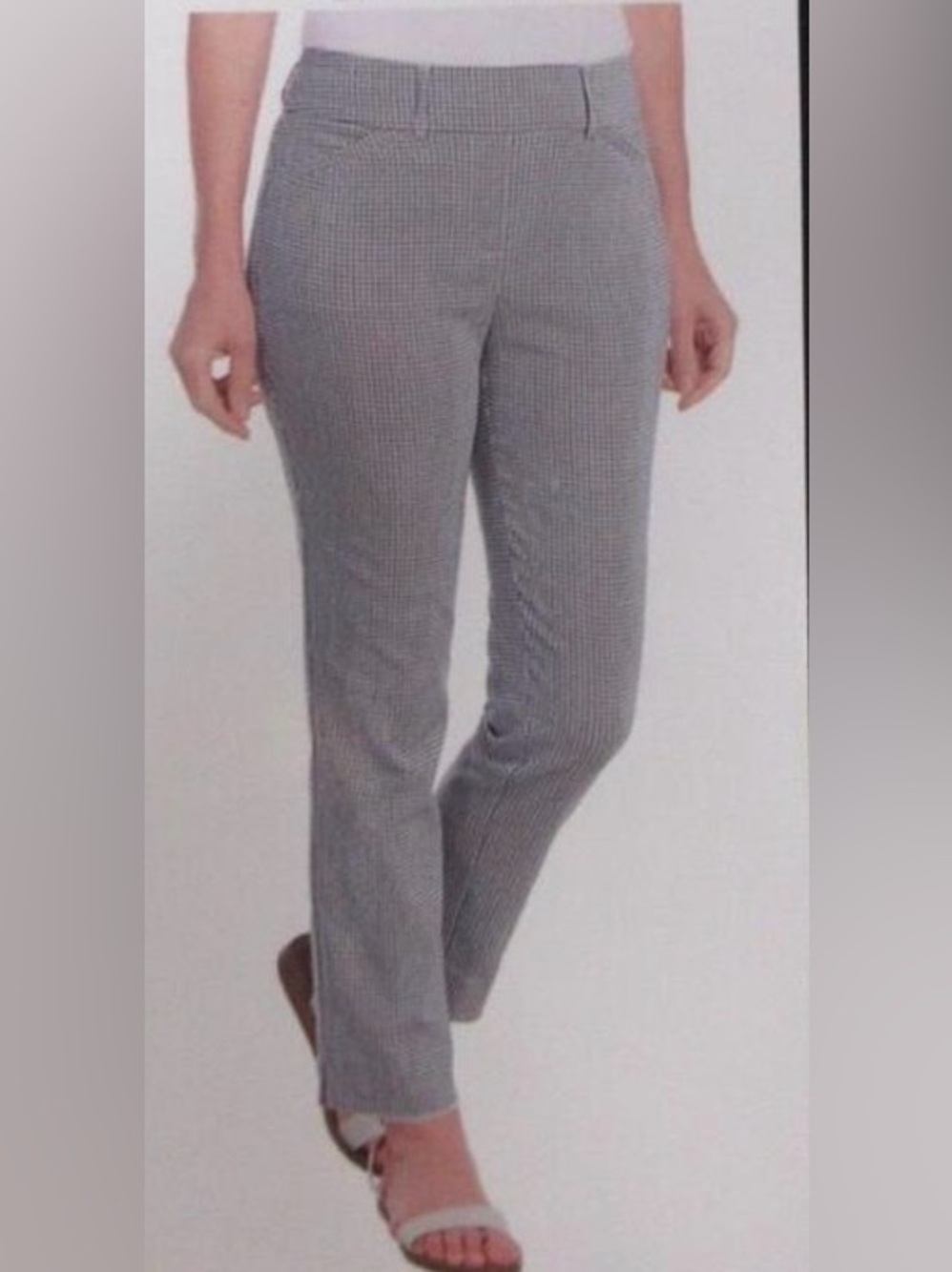 Women’s Hilary Radley Slim Straight Pants.